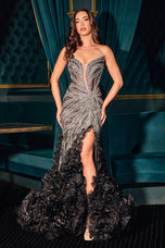 Ladivine Strapless Mermaid Dress CC2488