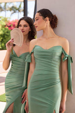 Ladivine Strapless Fitted Long Dress CD791
