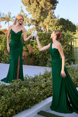 Ladivine Strapless Fitted Long Dress CD791