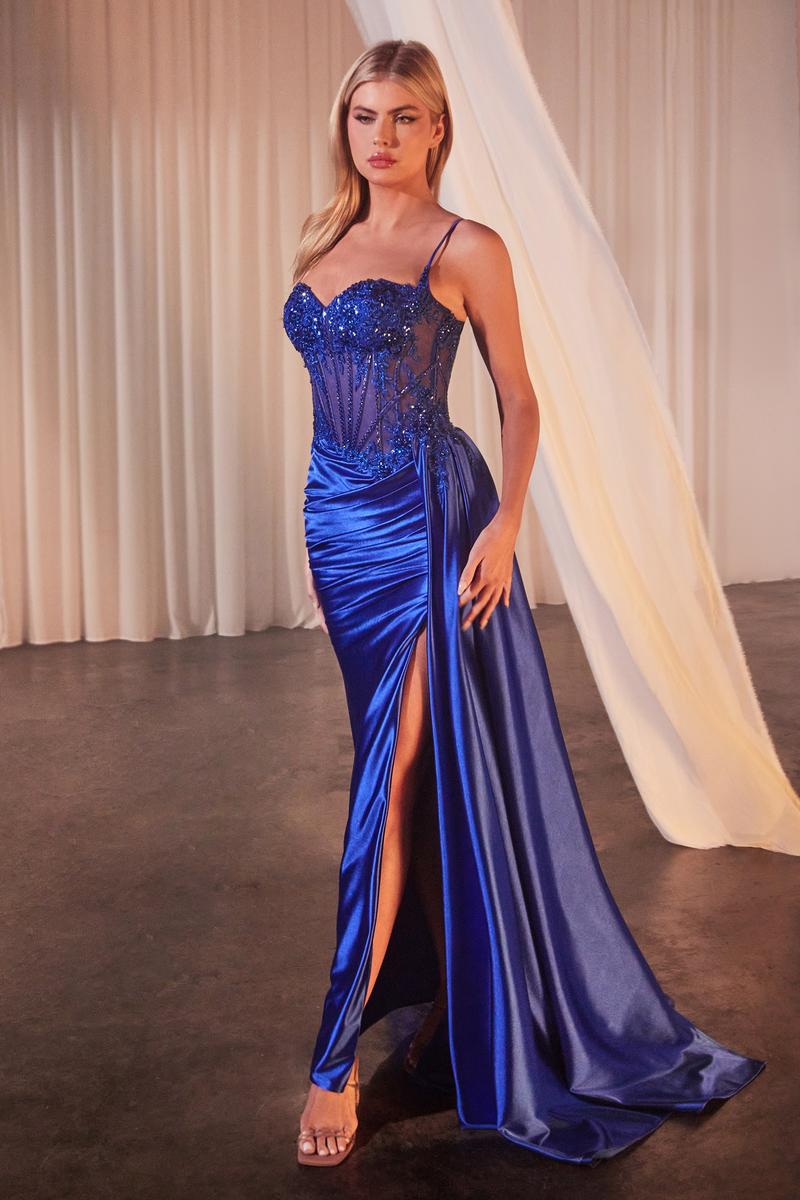 corset dress with side train Sherri Hill Short Side Train HoCo Dress 57438 Black / 12