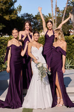 Ladivine Strapless Fitted Long Dress CD791