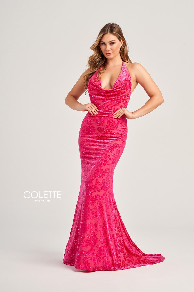 hot pink daphne dress Colette by Daphne Dress CL8030