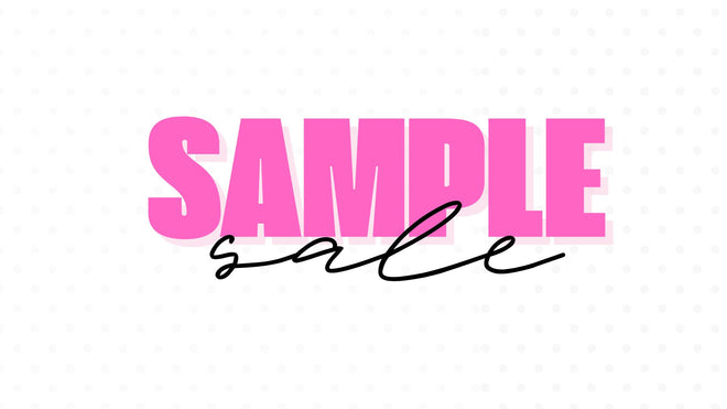 Decorative image of Sample Sale April 17-19