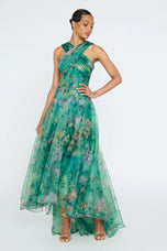 Theia "Luana" High Low Gown 88114106