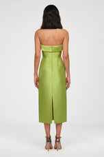 Theia Couture Strapless Mikado Cocktail Dress 88116255
