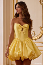 Sherri Hill Strapless Mikado Homecoming Dress 58150