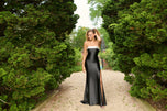 Faviana Satin Color Block Prom Dress E11459