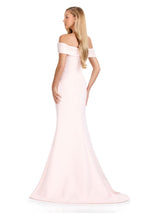 ASHLEYlauren Floral Off-Shoulder Evening Dress E12094