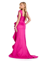 ASHLEYlauren Taffeta Mermaid Evening Dress E12104