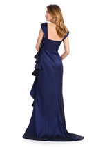 ASHLEYlauren Taffeta Mermaid Evening Dress E12104