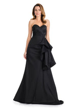 ASHLEYlauren Strapless Taffeta Evening Dress E12118