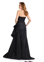 ASHLEYlauren Strapless Taffeta Evening Dress E12118