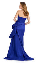 ASHLEYlauren Strapless Taffeta Evening Dress E12118