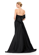 ASHLEYlauren One Shoulder Bow Detail Fitted Dress E12323