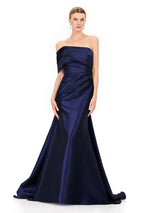 ASHLEYlauren One Shoulder Bow Detail Fitted Dress E12323