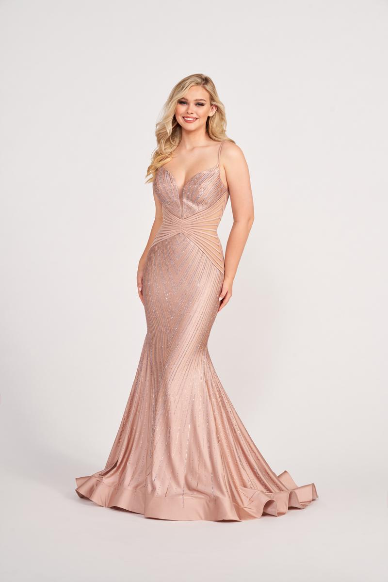 Ellie Wilde Fitted Long Prom Dress EW34002 Ellie Wilde Fitted Long Prom Dress EW34002