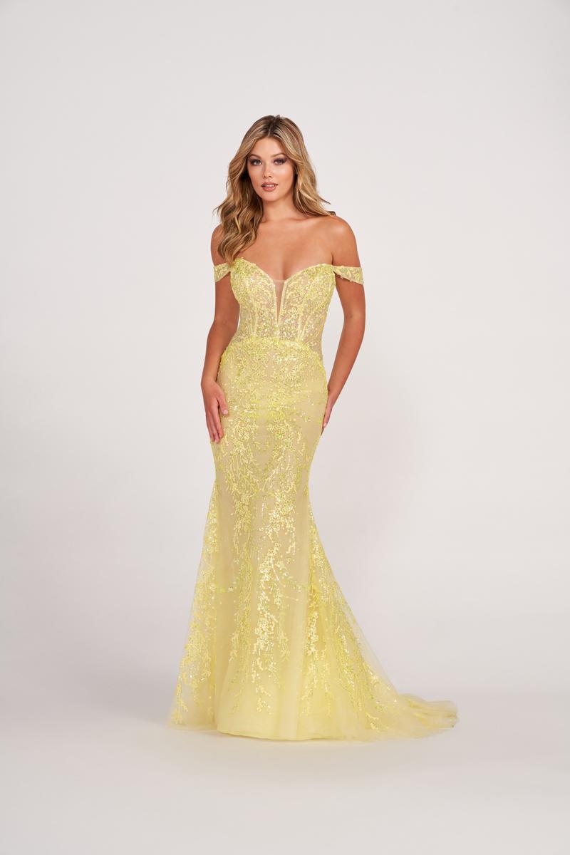 Ellie Wilde Long Off the Shoulder Prom Dress EW34007 Ellie Wilde Long Off the Shoulder Prom Dress EW34007