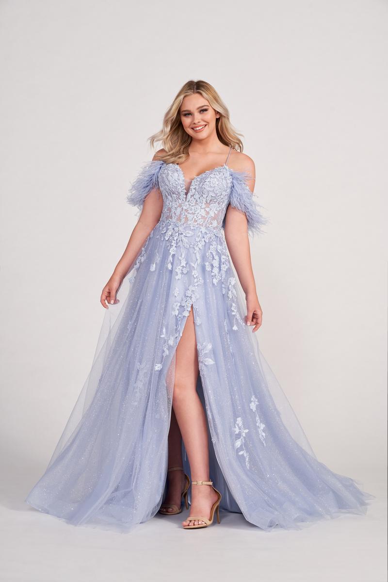 Ellie Wilde Off the Shoulder A-Line Prom Dress EW34066 Ellie Wilde Off the Shoulder A-Line Prom Dress EW34066