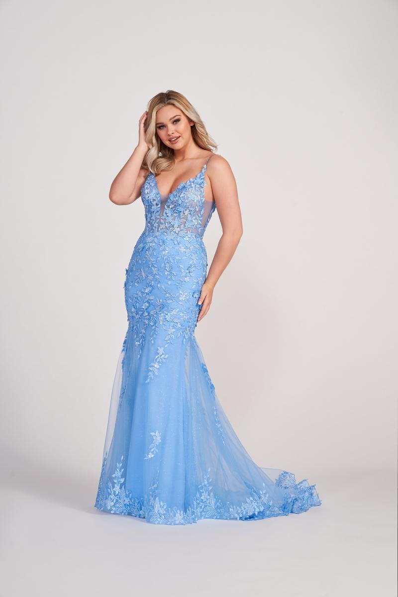 Ellie Wilde Sleeveless Trumpet Prom Dress EW34067 Ellie Wilde Sleeveless Trumpet Prom Dress EW34067