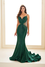 Ellie Wilde Heat Stone Illusion Prom Dress EW35001