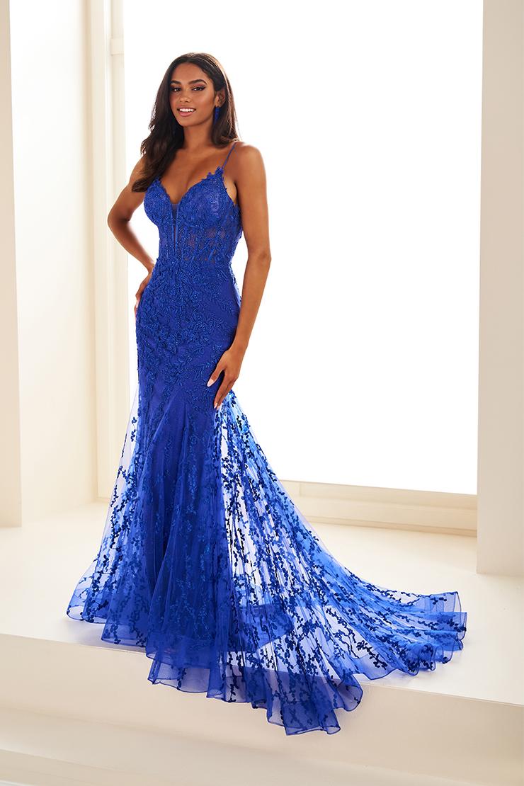 Ellie Wilde Mermaid Corset Lace Prom Dress EW35010