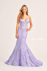 Ellie Wilde Mermaid Sequin Prom Dress EW35011
