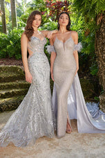 Ellie Wilde Mermaid Sequin Prom Dress EW35011