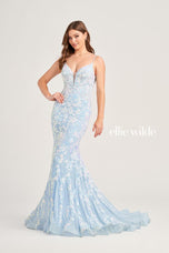 Ellie Wilde Mermaid Sequin Prom Dress EW35048
