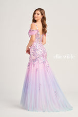 Ellie Wilde Corset Mermaid Prom Dress EW35056