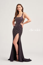 Ellie Wilde Open Back Prom Dress EW35064
