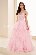 Ellie Wilde Off Shoulder Ball Gown EW35084