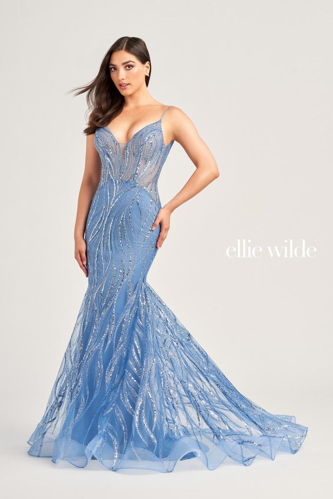 Ellie Wilde by Mon Cheri Mermaid Prom Dress EW35098