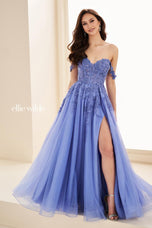 Ellie Wilde A-Line Off Shoulder Prom Dress EW35101