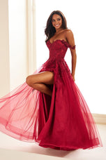 Ellie Wilde A-Line Off Shoulder Prom Dress EW35101