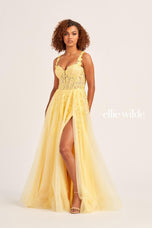 Ellie Wilde A-Line Off Shoulder Prom Dress EW35101