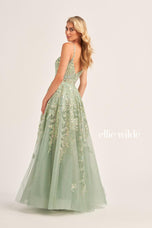 Ellie Wilde A-Line Lace Prom Dress EW35114