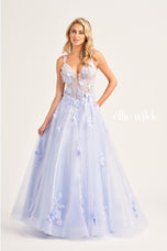 Ellie Wilde 3D Floral Prom Dress EW35122
