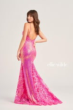 Ellie Wilde Sequin Lace Prom Dress EW35202