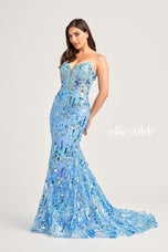 Ellie Wilde Sequin Mermaid Prom Dress EW35228