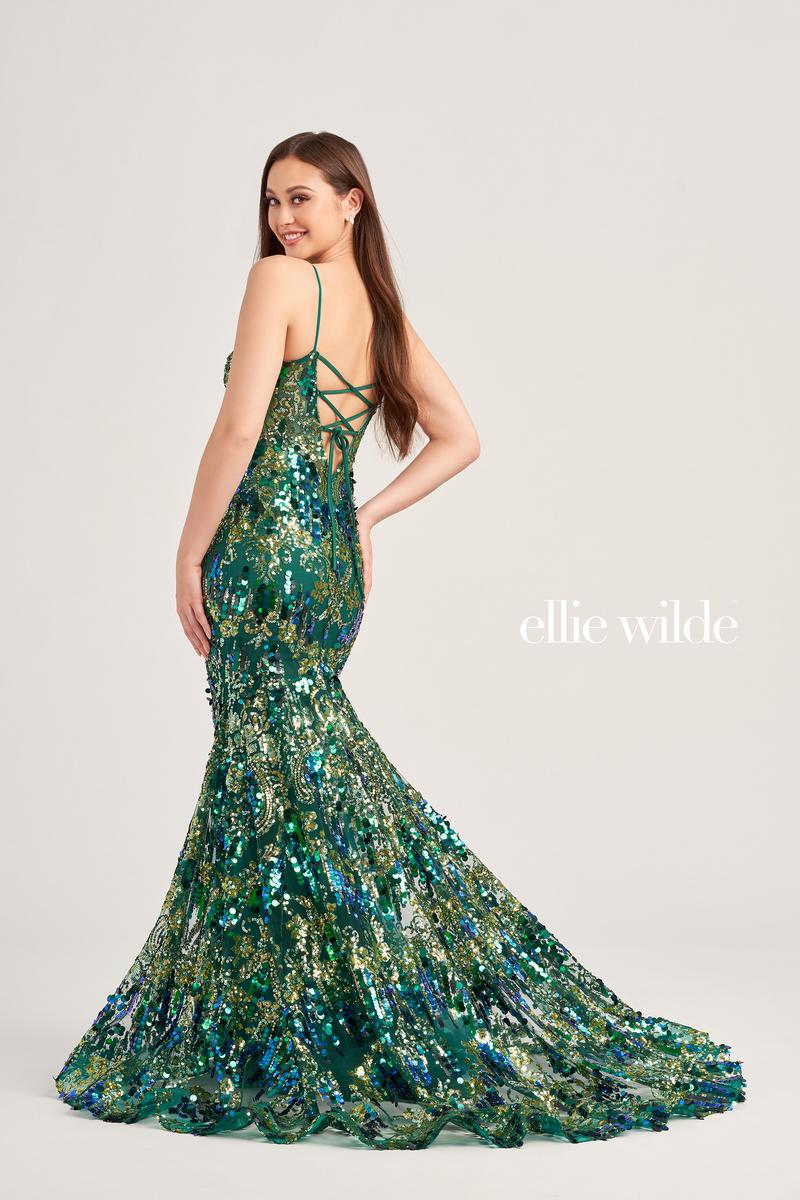 Ellie Wilde Sequin Mermaid Prom Dress EW35228