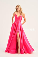 Ellie Wilde A-Line Satin Prom Dress EW35232