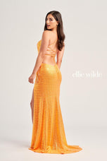 Ellie Wilde Mesh Cut Out Prom Dress EW35234