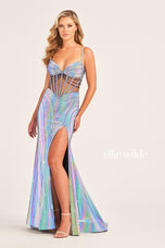 Ellie Wilde Fitted Corset Prom Dress EW35702