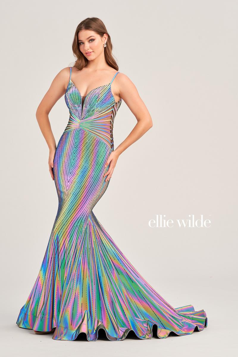 Ellie Wilde Supernova Fitted Prom Dress EW35704