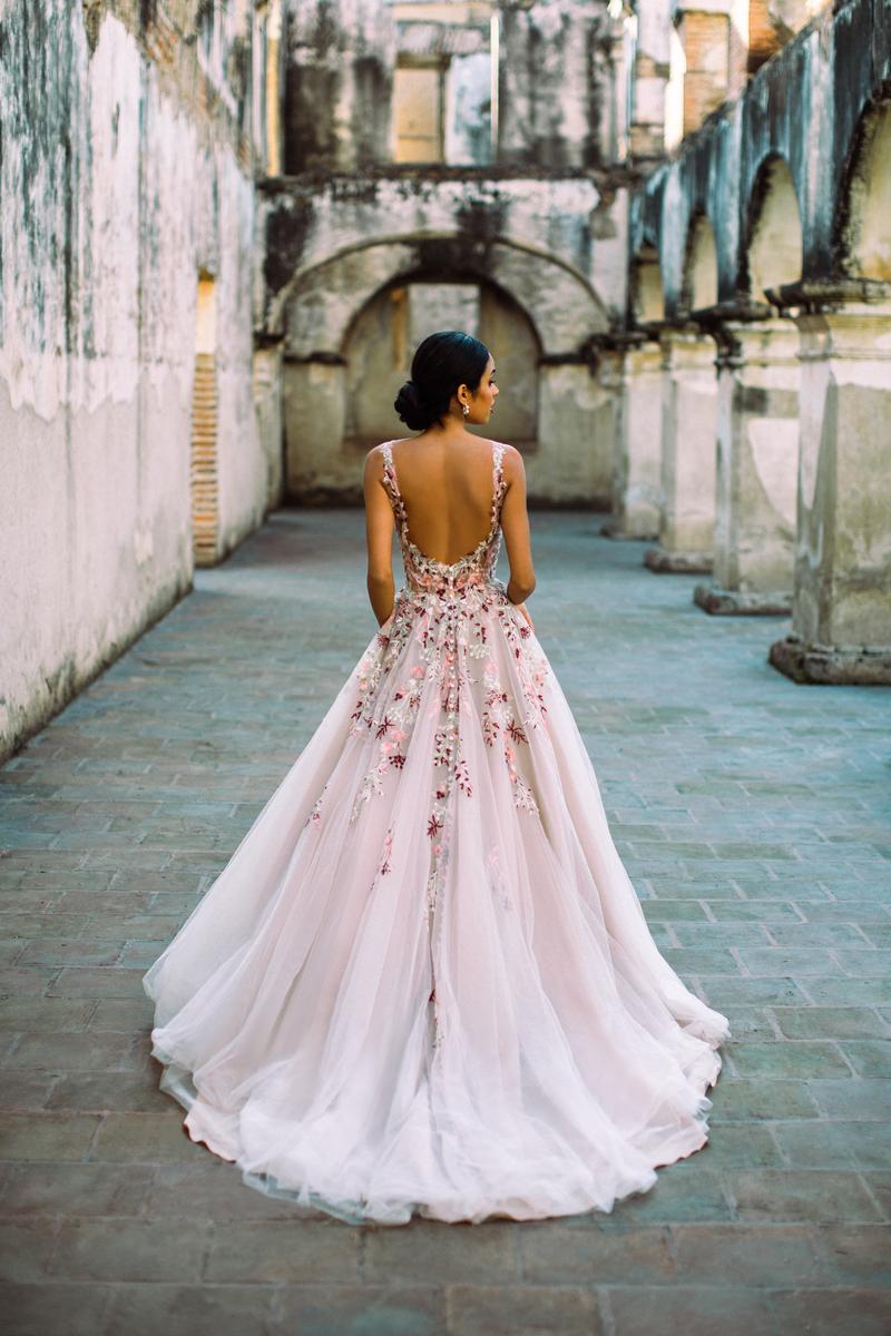 allure pink wedding dress 2809 Allure Romance Dress for Sale