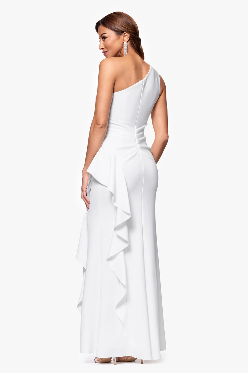 Xscape Evenings "Flo" One Shoulder Gown 6620X