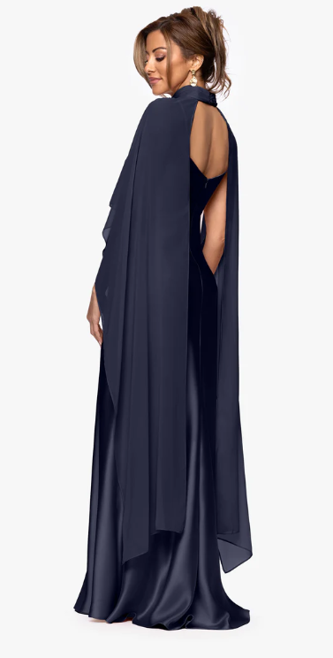 Xscape Women's Overlay Maxi Dress - Rose/Gold Xscape Women's Overlay Maxi Dress - Rose/Gold