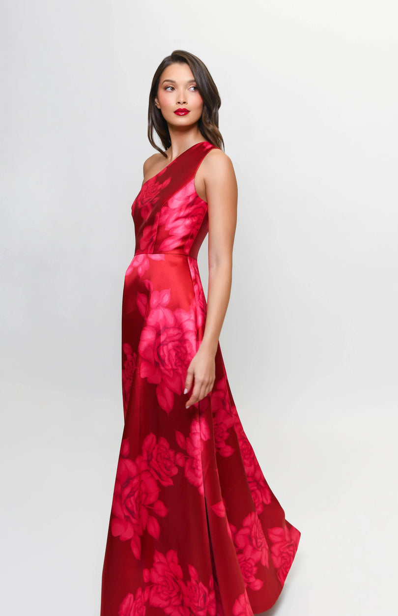 Hutch "Cassandra" One Shoulder Floral Dress 11155 Hutch "Cassandra" One Shoulder Floral Dress 11155