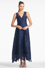 Sachin & Babi "Miuccia" Lace Ankle Length Dress