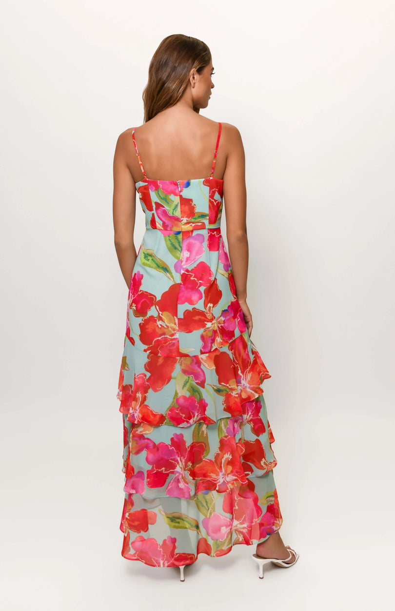 Hutch "Kennedi" Floral Ruffle Dress 10432